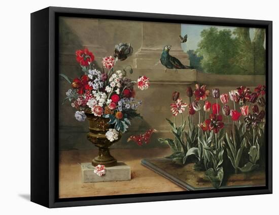 Corner of Monsieur De La Bruyere's Garden, 1744-Jean-Baptiste Oudry-Framed Premier Image Canvas