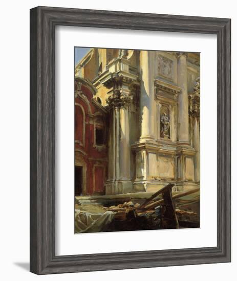 Corner of the Church of San Stae, Venice, 1913-John Singer Sargent-Framed Art Print