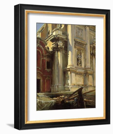 Corner of the Church of San Stae, Venice, 1913-John Singer Sargent-Framed Art Print