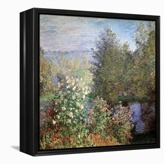 Corner of the Garden at Montgeron, C1876-Claude Monet-Framed Premier Image Canvas