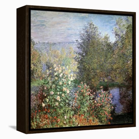 Corner of the Garden at Montgeron, C1876-Claude Monet-Framed Premier Image Canvas