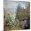 Corner of the Garden at Montgeron, C1876-Claude Monet-Mounted Giclee Print