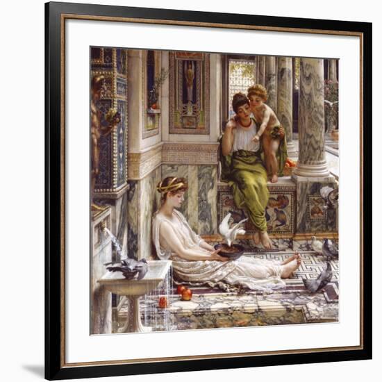 Corner of the Villa-Sir Edward John Poynter-Framed Premium Giclee Print