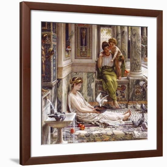 Corner of the Villa-Sir Edward John Poynter-Framed Premium Giclee Print