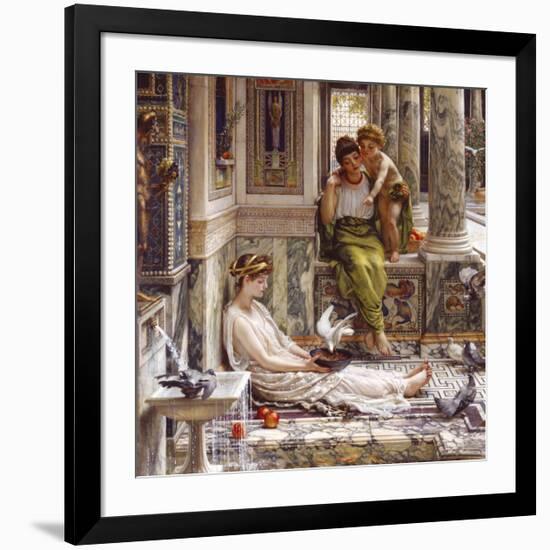 Corner of the Villa-Sir Edward John Poynter-Framed Premium Giclee Print