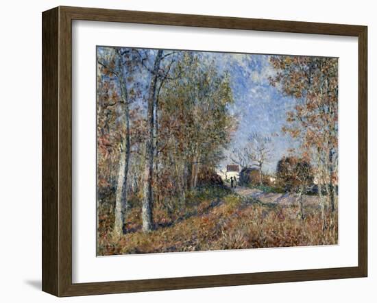 Corner of the Wood Close to Fontainbleau, 1883-Alfred Sisley-Framed Giclee Print