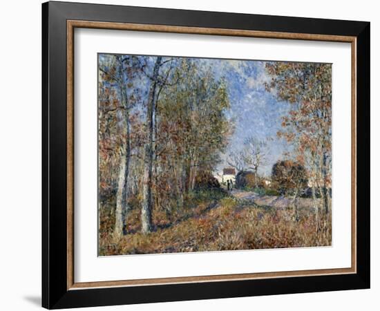 Corner of the Wood Close to Fontainbleau, 1883-Alfred Sisley-Framed Giclee Print