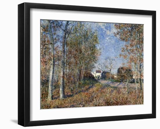 Corner of the Wood Close to Fontainbleau, 1883-Alfred Sisley-Framed Giclee Print