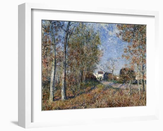 Corner of the Wood Close to Fontainbleau, 1883-Alfred Sisley-Framed Giclee Print