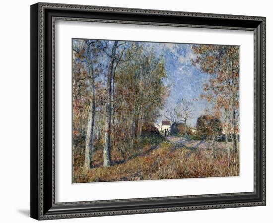 Corner of the Wood Close to Fontainbleau, 1883-Alfred Sisley-Framed Giclee Print