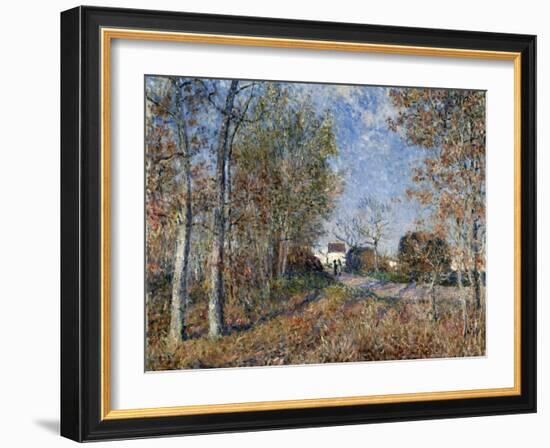 Corner of the Wood Close to Fontainbleau, 1883-Alfred Sisley-Framed Giclee Print