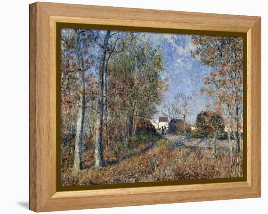 Corner of the Wood Close to Fontainbleau, 1883-Alfred Sisley-Framed Premier Image Canvas