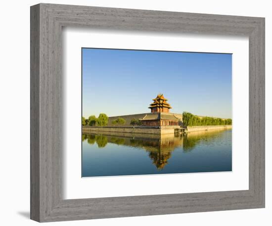 Corner Tower and Moat-Xiaoyang Liu-Framed Photographic Print