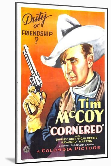 Cornered, Tim McCoy, 1932-null-Mounted Art Print