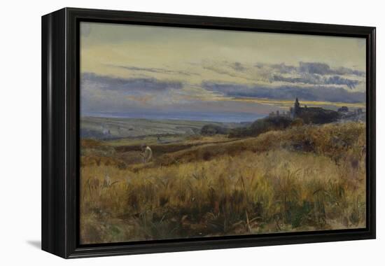 Cornfield at Sunset, 1860-John William Inchbold-Framed Premier Image Canvas
