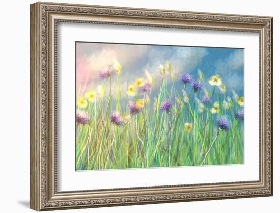 Cornflower Meadow-Claire Westwood-Framed Art Print