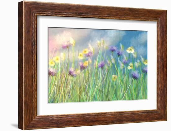 Cornflower Meadow-Claire Westwood-Framed Art Print