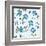 Cornflower Seamless-Little_cuckoo-Framed Art Print