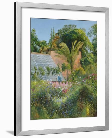 Cornflower Waves at Heligan-Timothy Easton-Framed Giclee Print