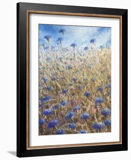 Cornflowers 2-Lincoln Seligman-Framed Giclee Print