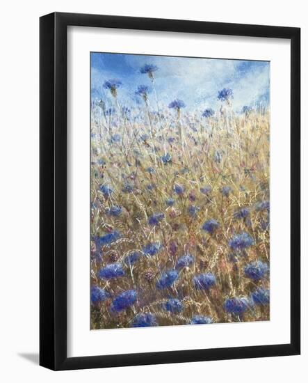 Cornflowers 2-Lincoln Seligman-Framed Giclee Print