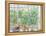 Cornflowers and Kitchen Garden-Timothy Easton-Framed Premier Image Canvas