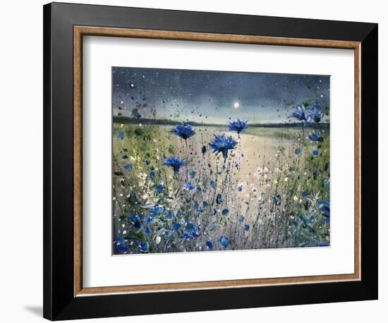 Cornflowers and The Moon No 1-Jennifer Taylor-Framed Premium Giclee Print