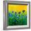 Cornflowers field-Pol Ledent-Framed Art Print