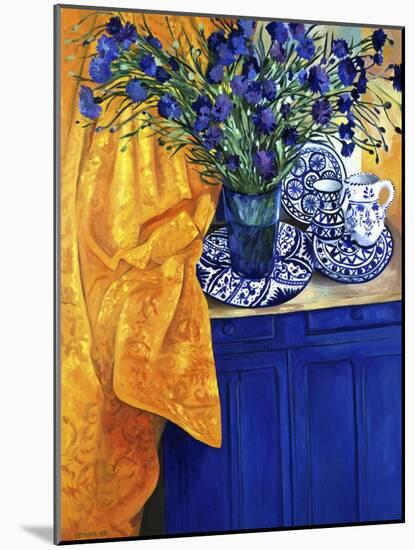 Cornflowers (Les Bleuets)-Isy Ochoa-Mounted Giclee Print