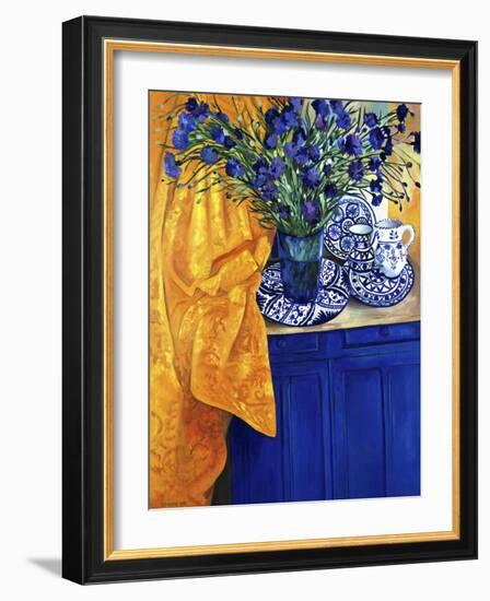 Cornflowers (Les Bleuets)-Isy Ochoa-Framed Giclee Print