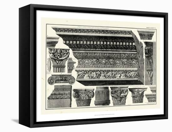 Cornice et Damiani-Giovanni Battista Piranesi-Framed Stretched Canvas