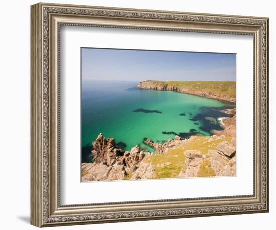 Cornish coastal scenery-Ashley Cooper-Framed Photographic Print