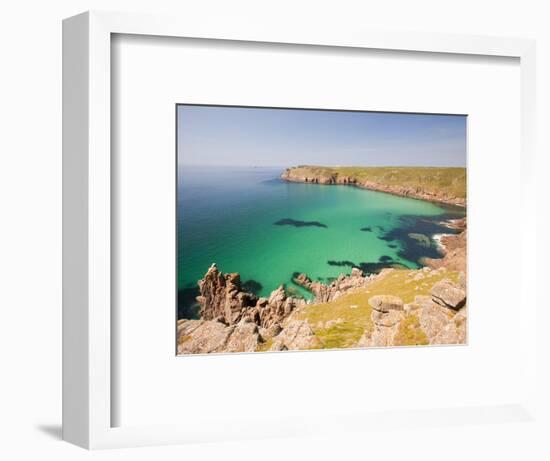 Cornish coastal scenery-Ashley Cooper-Framed Photographic Print