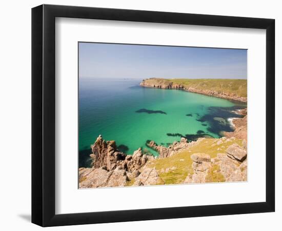 Cornish coastal scenery-Ashley Cooper-Framed Photographic Print