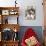 Cornish Grandmother Repairs Her Grandson's Clothing-null-Photographic Print displayed on a wall