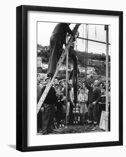 Cornish Shark Catch-null-Framed Photographic Print