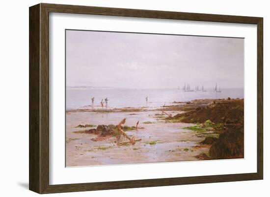 Cornish Shrimpers-Gustave de Breanski-Framed Giclee Print