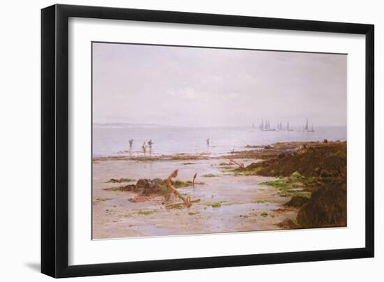 Cornish Shrimpers-Gustave de Breanski-Framed Giclee Print