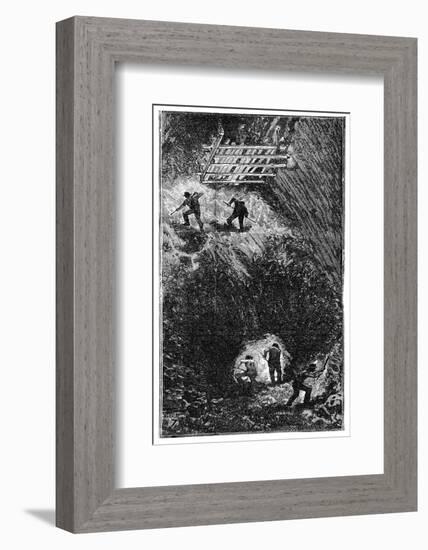 Cornish Tin Mining, 19th Century-Science Photo Library-Framed Photographic Print