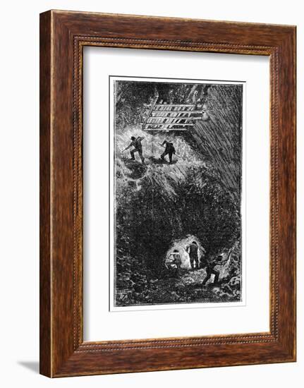 Cornish Tin Mining, 19th Century-Science Photo Library-Framed Photographic Print