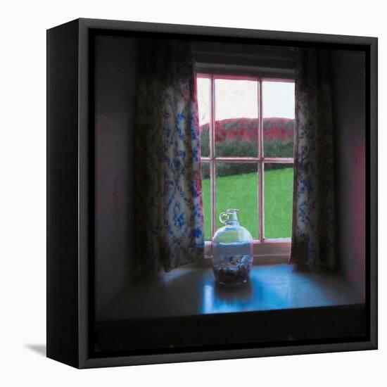 Cornish Window, 2021, (Digital Composite)-Helen White-Framed Premier Image Canvas