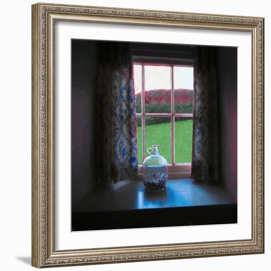 Cornish Window, 2021, (Digital Composite)-Helen White-Framed Giclee Print