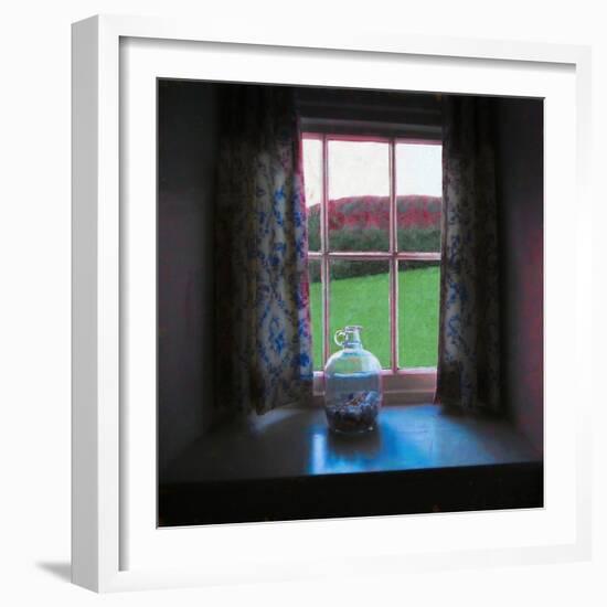 Cornish Window, 2021, (Digital Composite)-Helen White-Framed Giclee Print