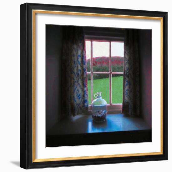 Cornish Window, 2021, (Digital Composite)-Helen White-Framed Giclee Print