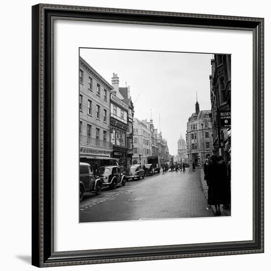 Cornmarket Street in Oxford, 1952-Staff-Framed Photographic Print