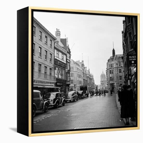 Cornmarket Street in Oxford, 1952-Staff-Framed Premier Image Canvas