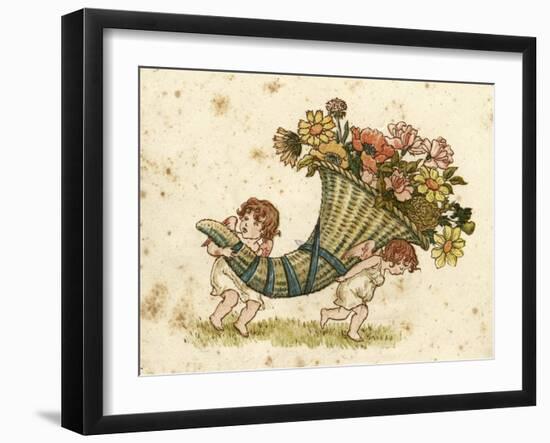 Cornucopia-Kate Greenaway-Framed Art Print