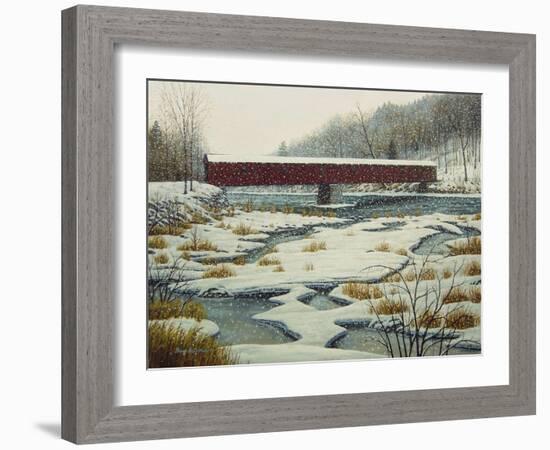 Cornwall Bridge-Bruce Dumas-Framed Giclee Print