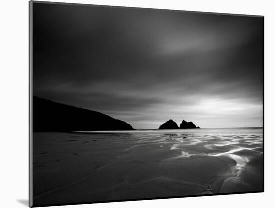 Cornwall, Holywell Bay, Holywell Beach and Carters or Gulls Rocks, UK-Alan Copson-Mounted Photographic Print