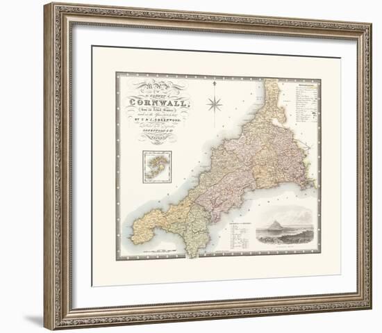 Cornwall-C & J Greenwood-Framed Premium Giclee Print